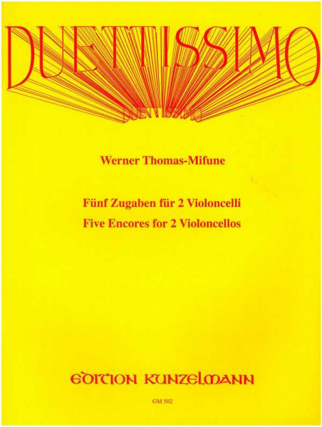 Duettissimo für 2 Violoncelli