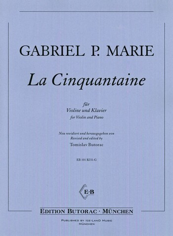 La cinquantaine für Violine und Klavier