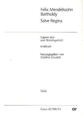 Salve Regina für Sopran und Streichquintett