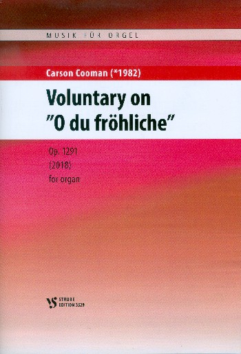 Voluntary on O du fröhliche op.1291 for organ