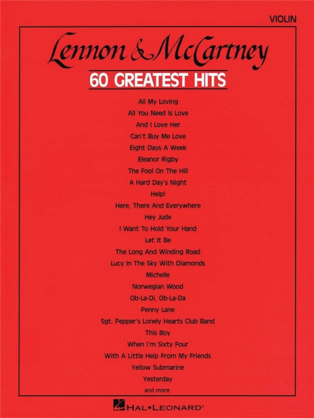 Lennon &amp; McCartney - 60 Greatest Hits for violin