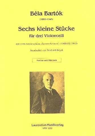 6 kleine Stücke für 3 Violoncelli