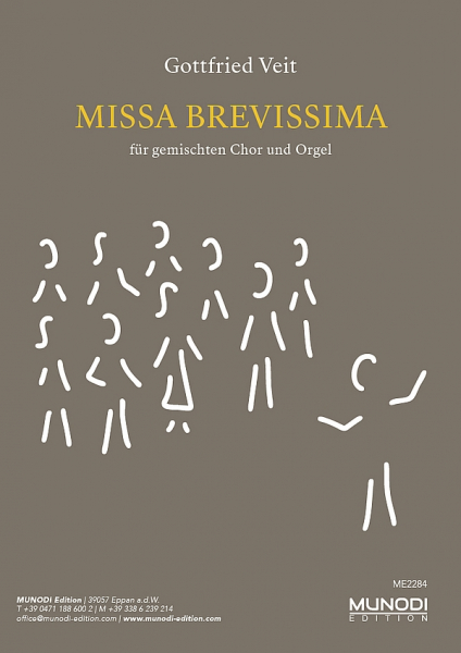 Missa brevissima für gem Chor und Orgel