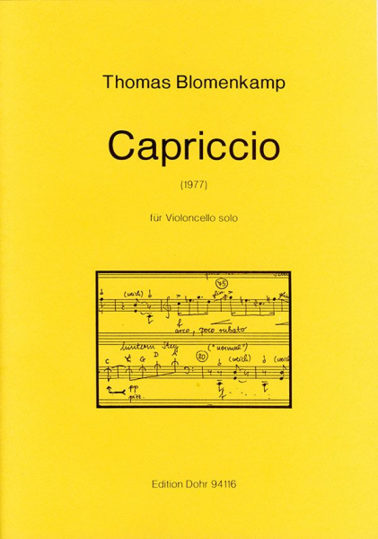 Capriccio für Violoncello