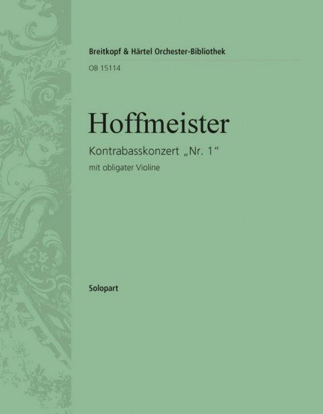 Konzert D-Dur Nr.1 für Kontrabass und Orchester (mit obligater Violine)