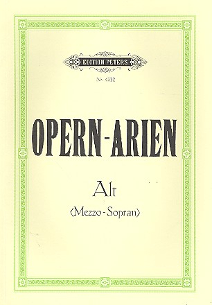 Opernarien Sammlung für Alt oder Mezzosopran und Klavier