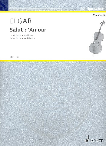 Salut d&#039;amour op.12 für Violoncello und Klavier