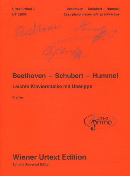 Klavierstücke Beethoven-Schubert-Hummel