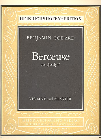 Berceuse aus Jocelyn für Violine und Klavier