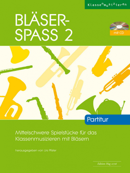 Bläser-Spaß Band 2 (+CD) für Blasorchester