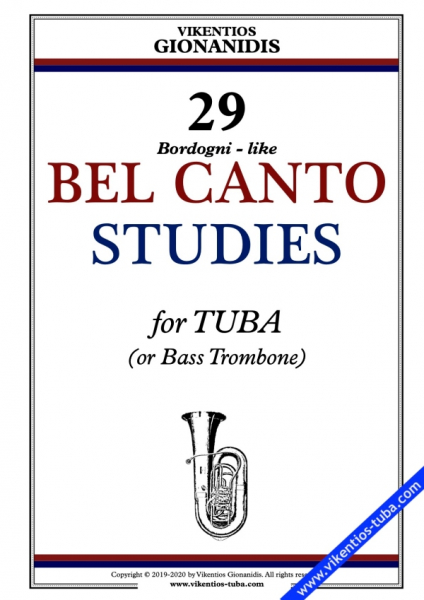 29 Bel Canto Studies for tuba or bass trombone