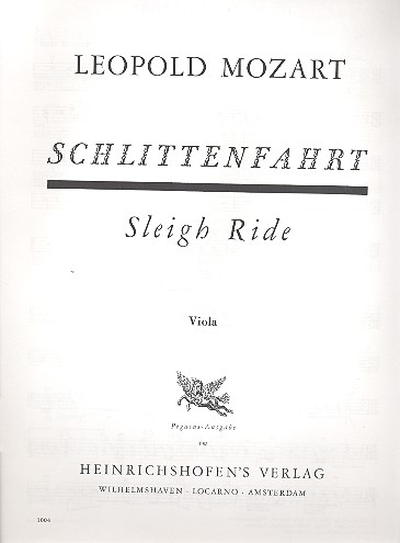 Schlittenfahrt für Streicher, Trompete und Schlagwerk