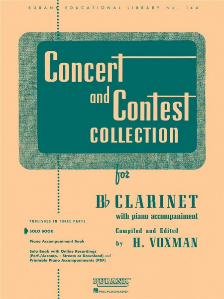 Concert and Contest Collection for clarinet and piano