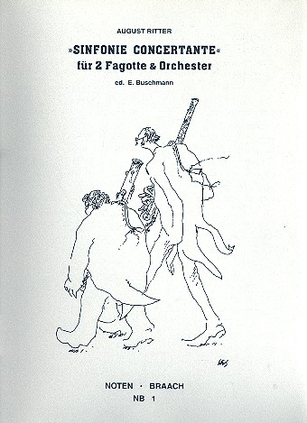 Sinfonie concertante für 2 Fagotte und Orchester für 2 Fagotte und Klavier