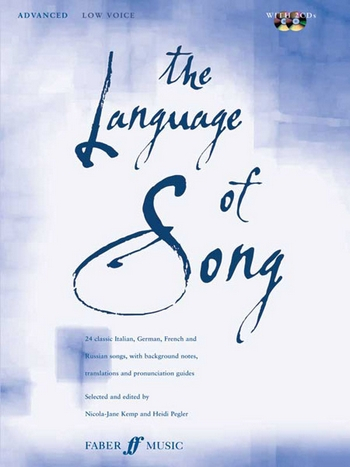 The Language of Song (+2CD&#039;s) - Advanced for low voice and piano