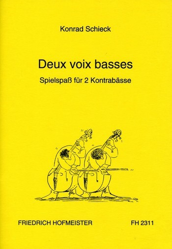 2 Voix basses für 2 Kontrabässe