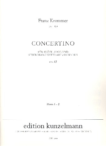 Concertino für Flöte, Oboe und Orchester