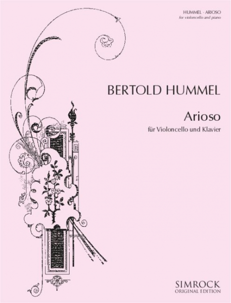 Arioso für Violoncello und Klavier