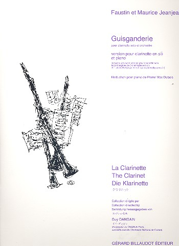 Guisganderie pour clarinette et orchestre pour clarinette et piano