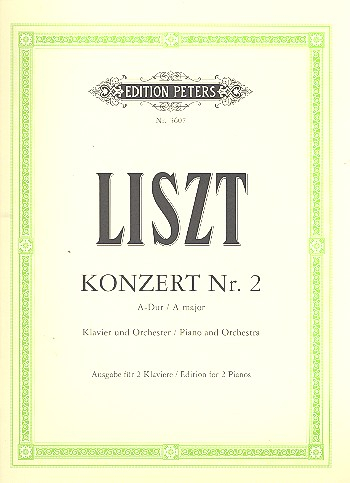 Konzert A-Dur Nr.2 für Klavier und Orchester für 2 Klaviere