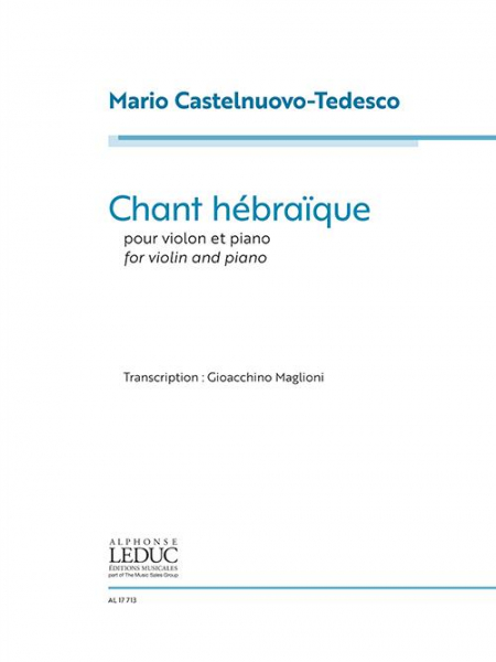 Chant hébraique pour violon et piano