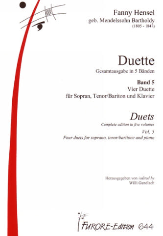 Duette Band 5 für Sopran, Tenor (Bariton) und Klavier