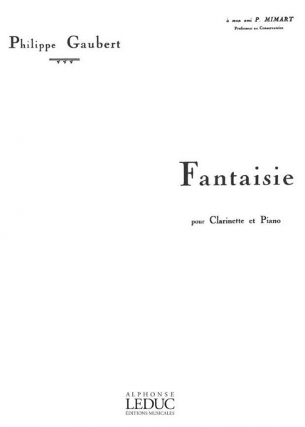 Fantaisie pour clarinette et piano