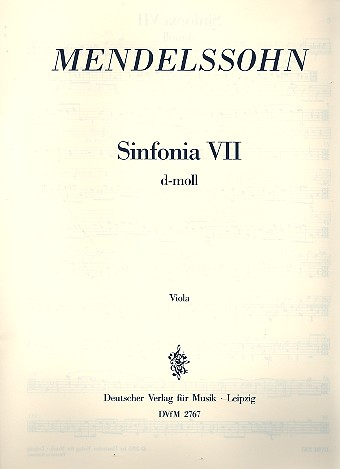 Sinfonia d-Moll Nr.7 für Streichorchester