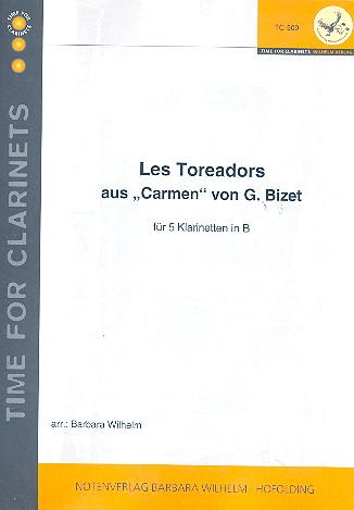 Les Toreadors aus &quot;Carmen&quot; für 5 Klarinetten