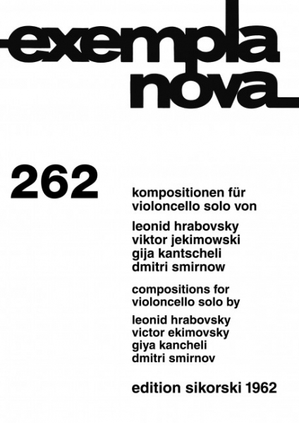 Kompositionen für Violoncello solo für Hrabovsky, Jekimowski,