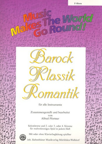 Barock Klassik Romantik für flexibles Ensemble