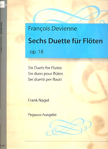 Duette op.18,1-6 für 2 Flöten