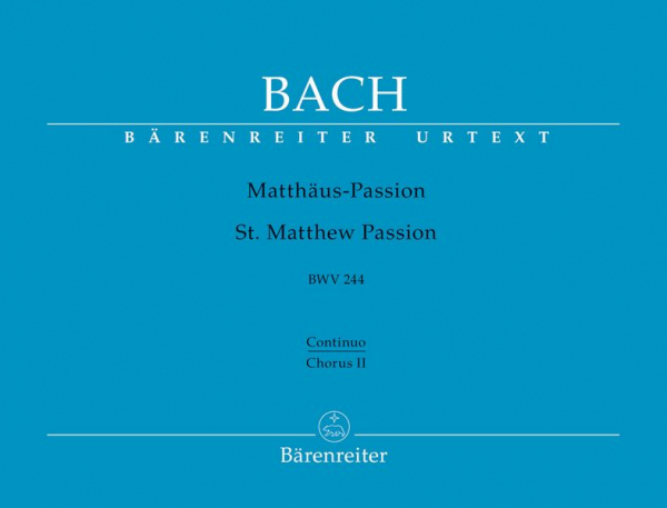 Matthäus-Passion BWV244