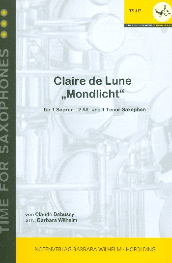 Clair de lune für 4 Saxophone (SATT)