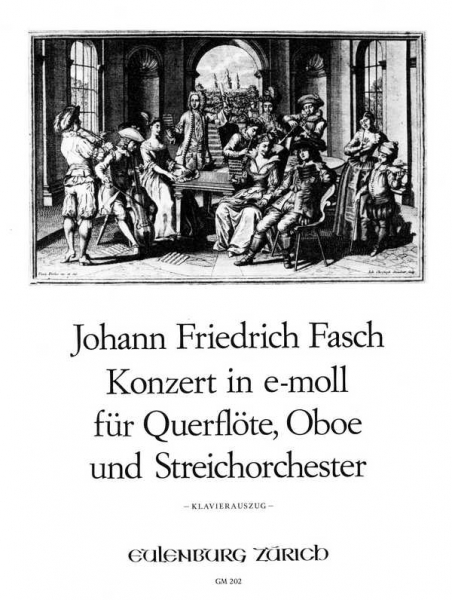 Konzert e-Moll für Flöte, Oboe und Streichorchester