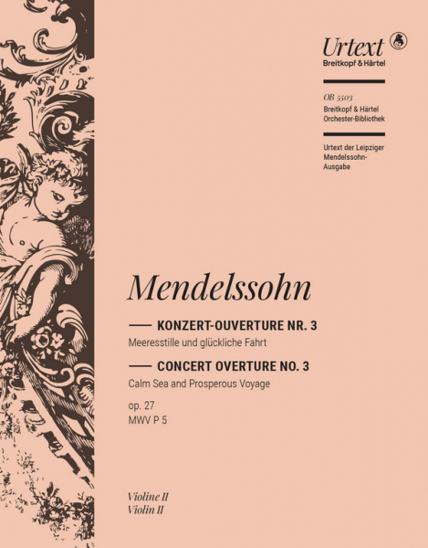 Konzert-Ouverture Nr.3 op.27 - Meeresstille und glückliche Fahrt für Orchester