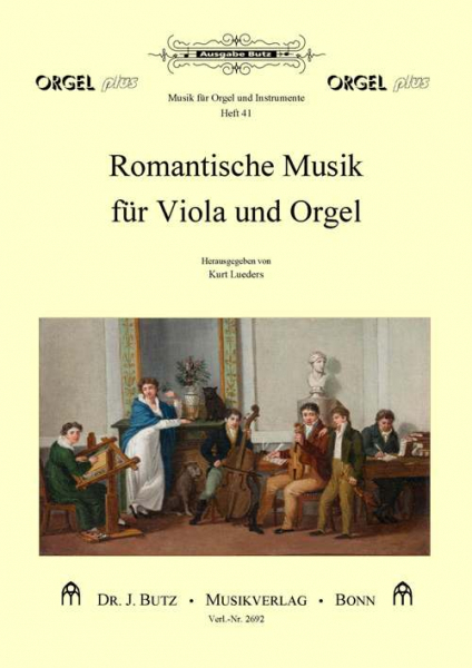 Romantische Musik Band 1 für Viola und Orgel