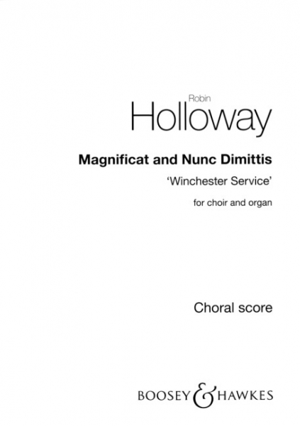 Magnificat and Nunc Dimittis for mixed chorus and organ