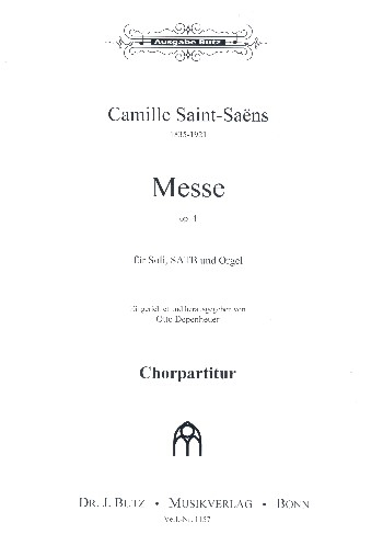 Messe op.4 für Soli, gem Chor und Orgel