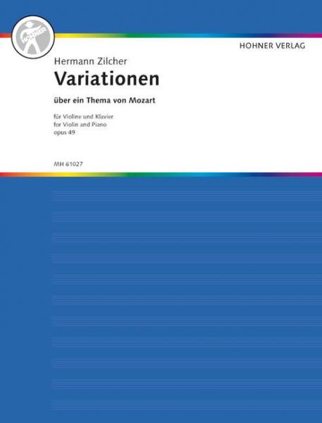 Variationen op.49 über ein Thema von Mozart für Violine und Klavier