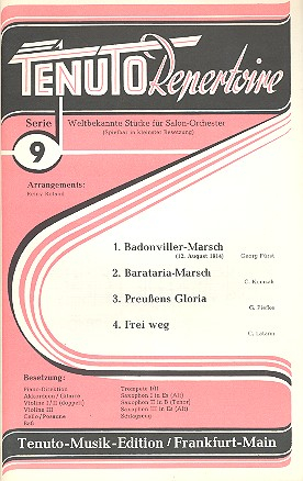 Tenuto Repertoire Serie 9: weltbekannte Stücke für Salonorchester