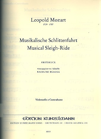 Musikalische Schlittenfahrt für Orchester