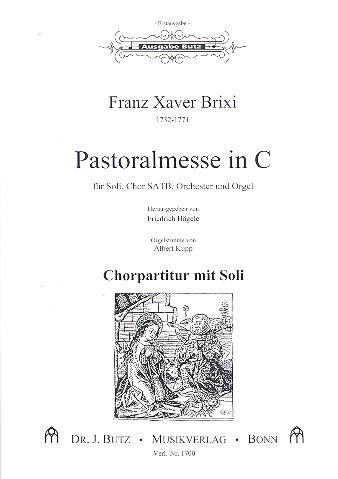 Pastoralmesse in C für Soli, gem Chor, Orgel und Orchester