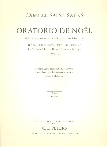 Oratorio de Noël op.12 für Soli, gem Chor und Orchester