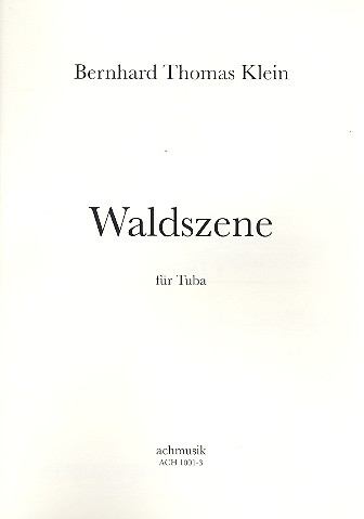 Waldszene für Tuba