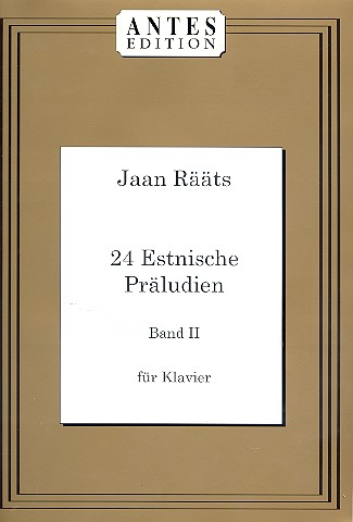 24 estnische Präludien Band 2 für Klavier