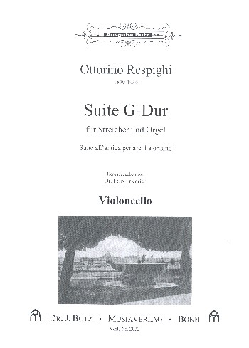 Suite G-Dur für Streichorchester und Orgel