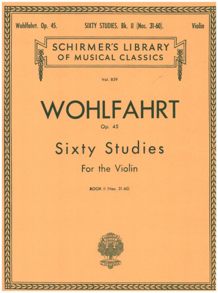 60 Studies op.45 vol.2 (nos.31-60) for violin