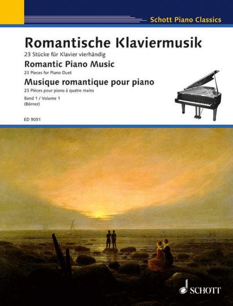 Romantische Klaviermusik Band 1 für Klavier zu 4 Händen