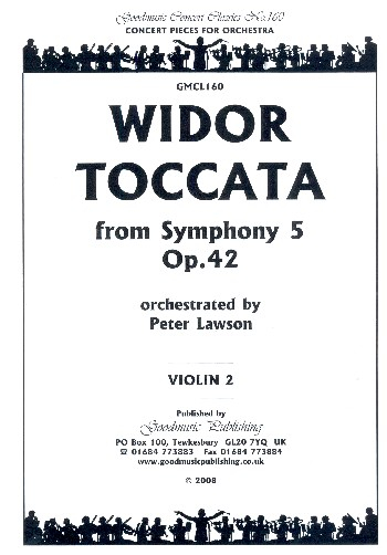 Toccata from Symphony no.5 op.42 for orchestra